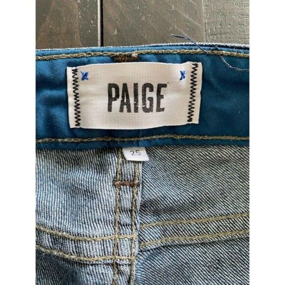 PAIGE Skyline Straight Jeans sz 25 - Picture 8 of 8
